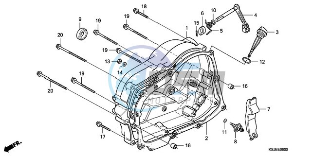 RIGHT CRANKCASE COVER