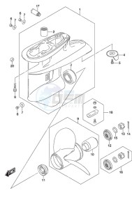 DF 50A drawing Gear Case