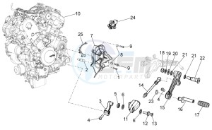 RSV 4 1000 APRC Factory Std SE drawing Engine