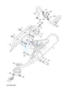 YN50FM NEO'S 4 (2CG7) drawing EXHAUST