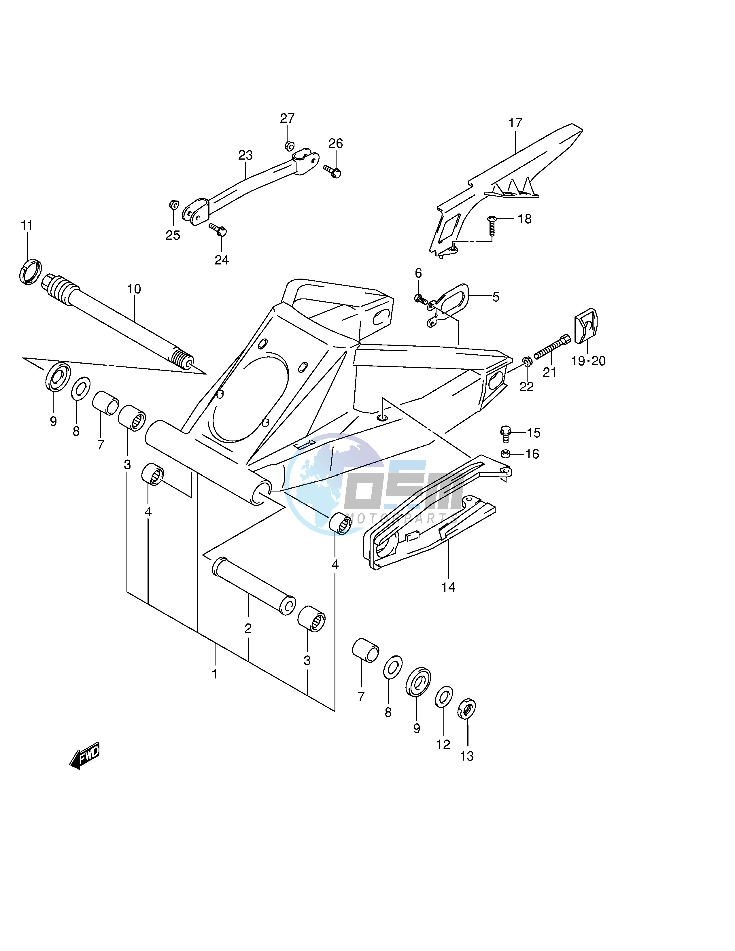 REAR SWINGINGARM