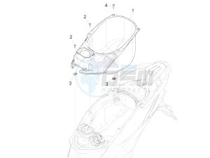 LIBERTY 50 IGET 4T 3V E4-2017-2019 (EMEA) drawing Helmet housing - Undersaddle