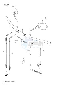 VZ1500 (E3-E28) drawing HANDLEBAR