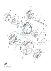 FZ8-N 800 FZ8 (NAKED) (39PL) drawing STARTER