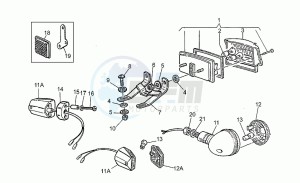 Strada 1000 drawing Taillight