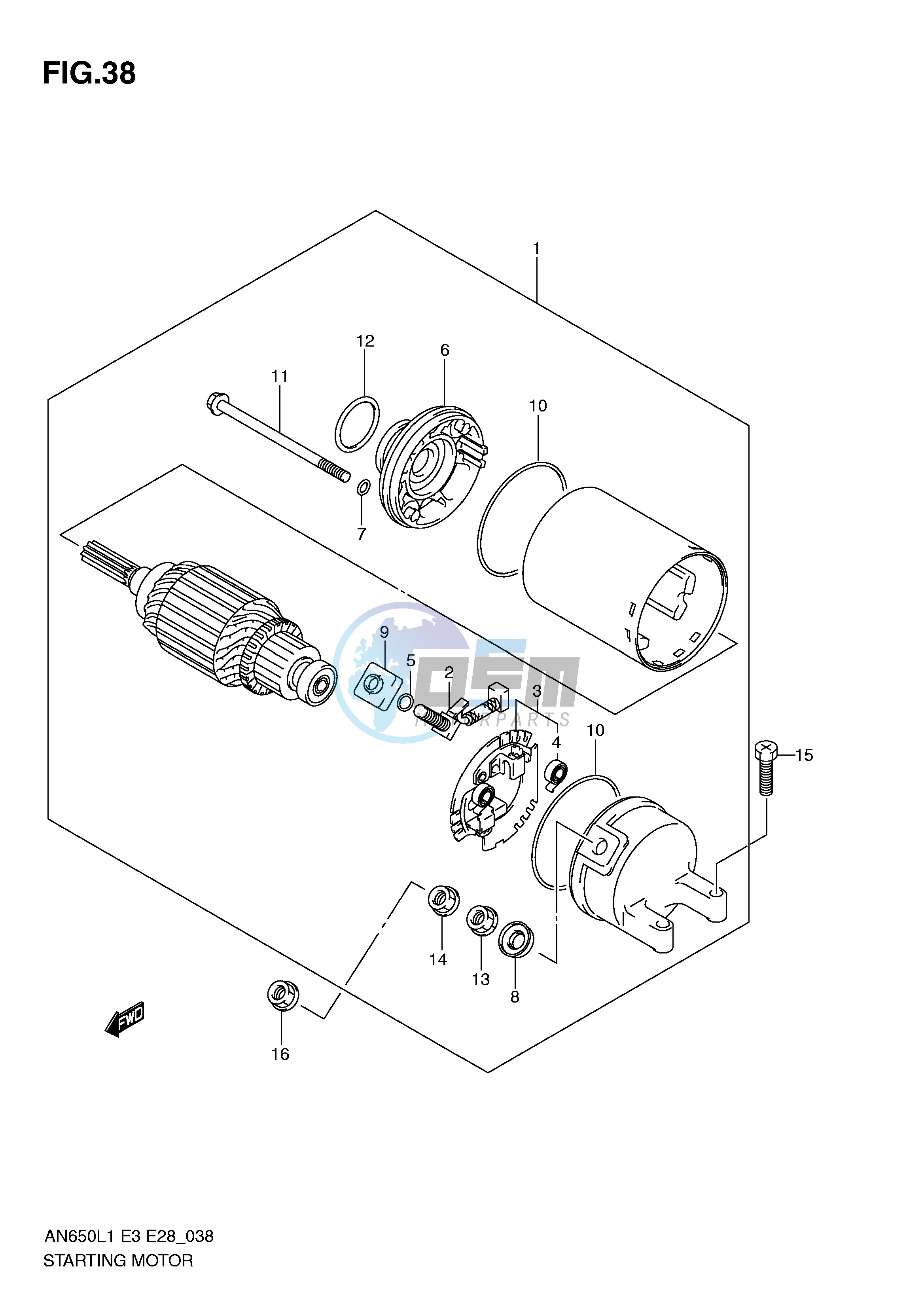 STARTING MOTOR