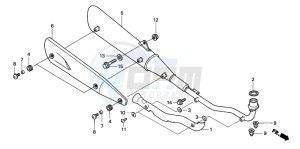 ANF125T drawing EXHAUST MUFFLER