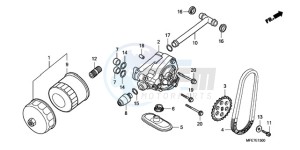 VT750C2F9 Australia - (U / KMH MME) drawing OIL PUMP