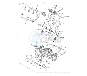 FZ8-N 800 drawing THROTTLE BODY