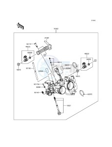 NINJA 300 ABS EX300BGFA XX (EU ME A(FRICA) drawing Throttle