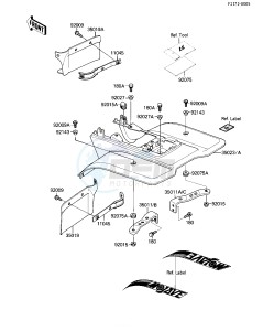 KLF 110 A [MOJAVE 110] (A1-A2) [MOJAVE 110] drawing REAR FENDER-- S- -