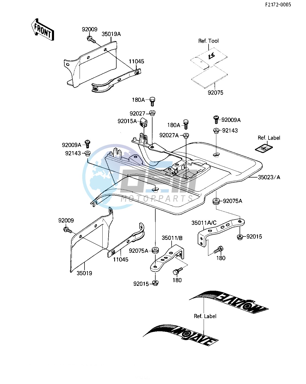 REAR FENDER-- S- -