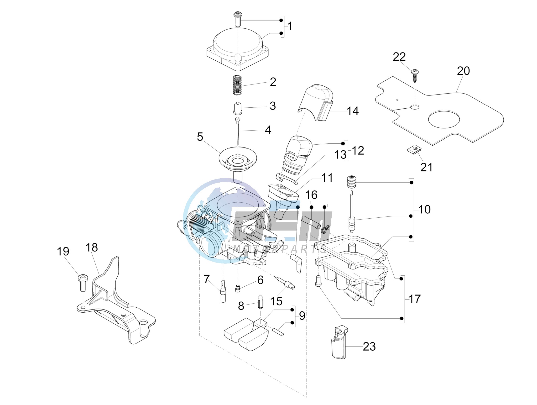 Carburetors components