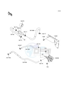 KRF 750 B [TERYX 750 4X4] (B8F) B8F drawing FUEL PUMP