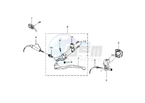 DT R - DT RSM 50 drawing HANDLE SWITCH – LEVER