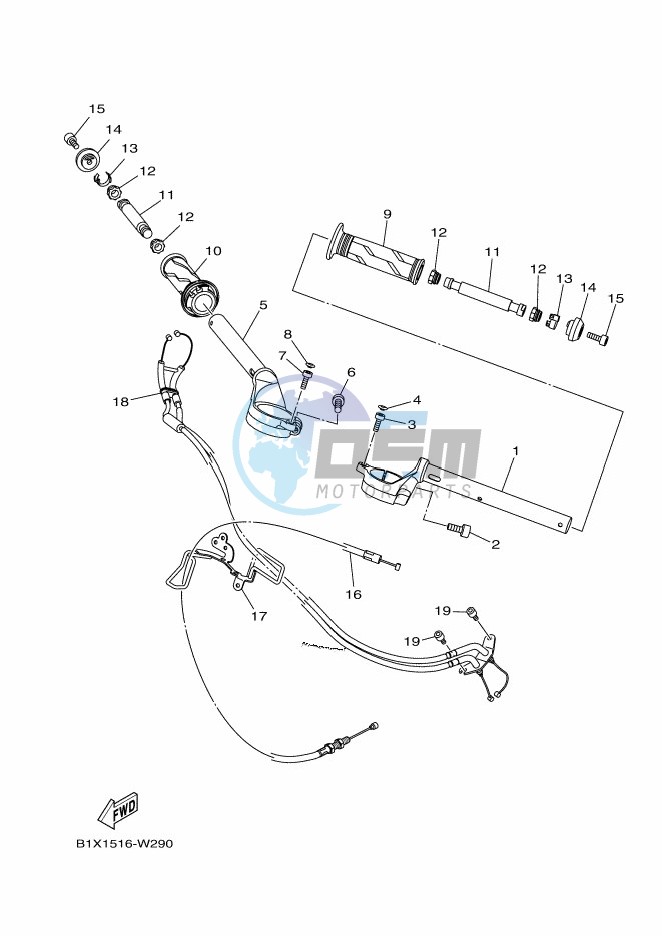 STEERING HANDLE & CABLE