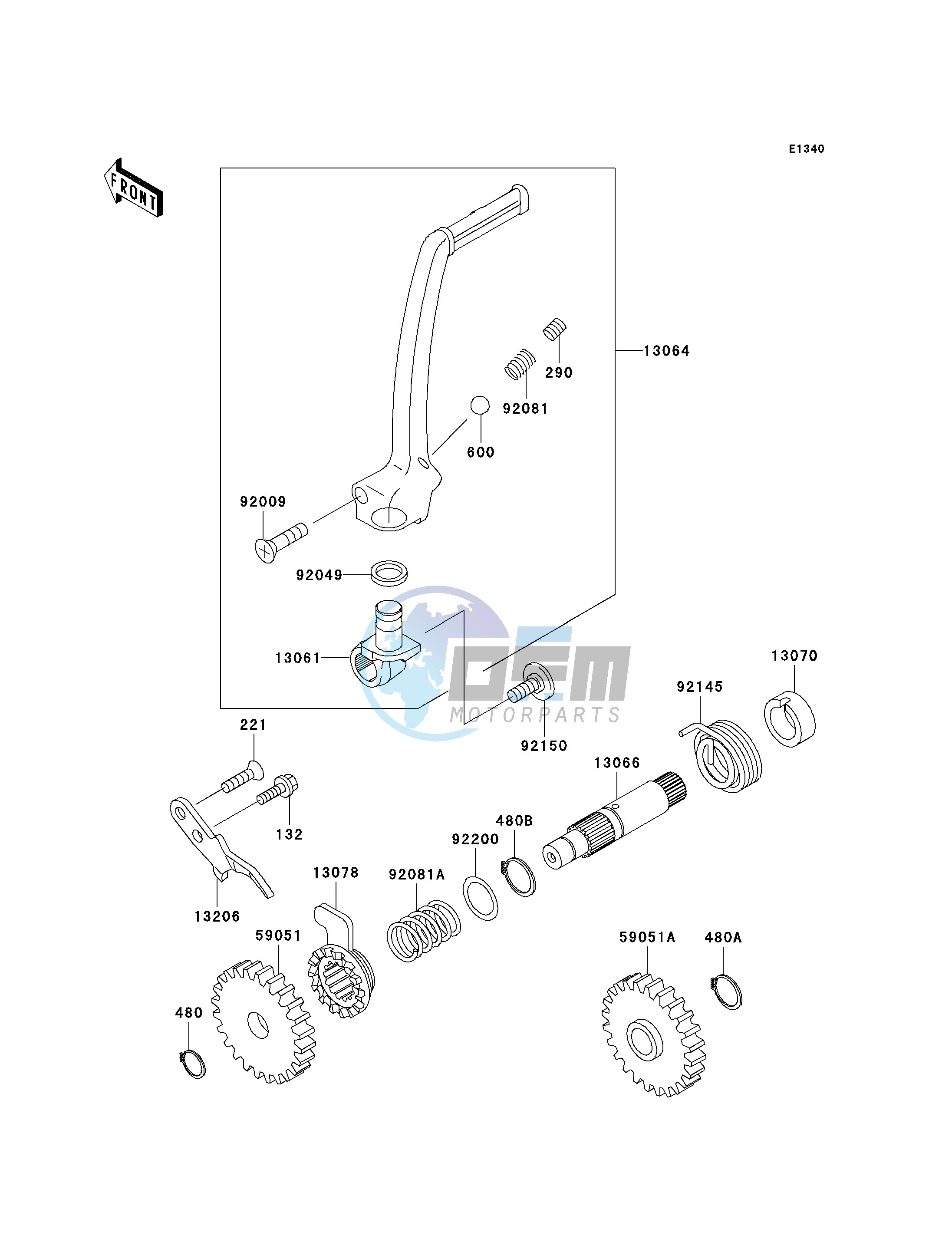 KICKSTARTER MECHANISM