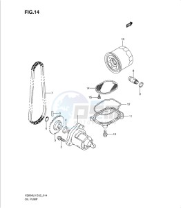 VZ800L0 drawing OIL PUMP