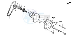 XL1000V drawing WATER PUMP