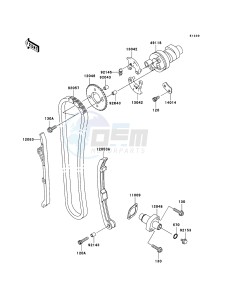 KVF360 KVF360B8F EU drawing Camshaft(s)/Tensioner