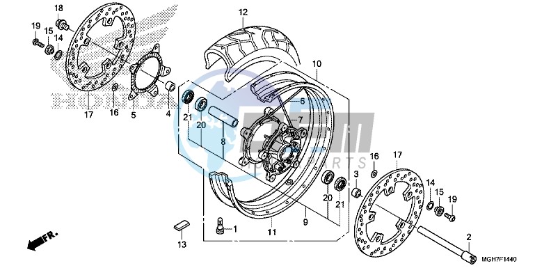 FRONT WHEEL