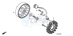 CBR600RR9 Korea - (KO) drawing GENERATOR