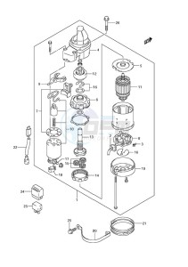 DF 200 drawing Starting Motor