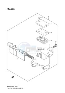 AN400 BURGMAN EU-UK drawing FRONT MASTER CYLINDER