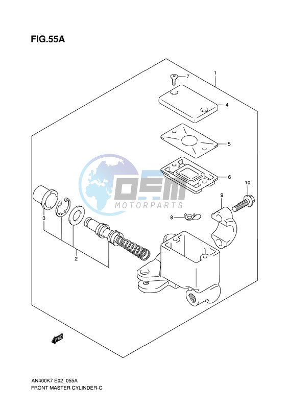 FRONT MASTER CYLINDER