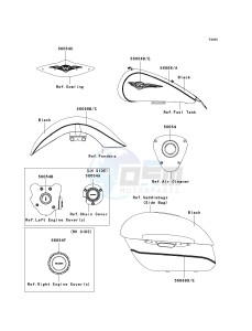 VN 1700 C [VULVAN 1700 NOMAD] (9FA) C9F drawing DECALS-- BLACK- --- C9F- -