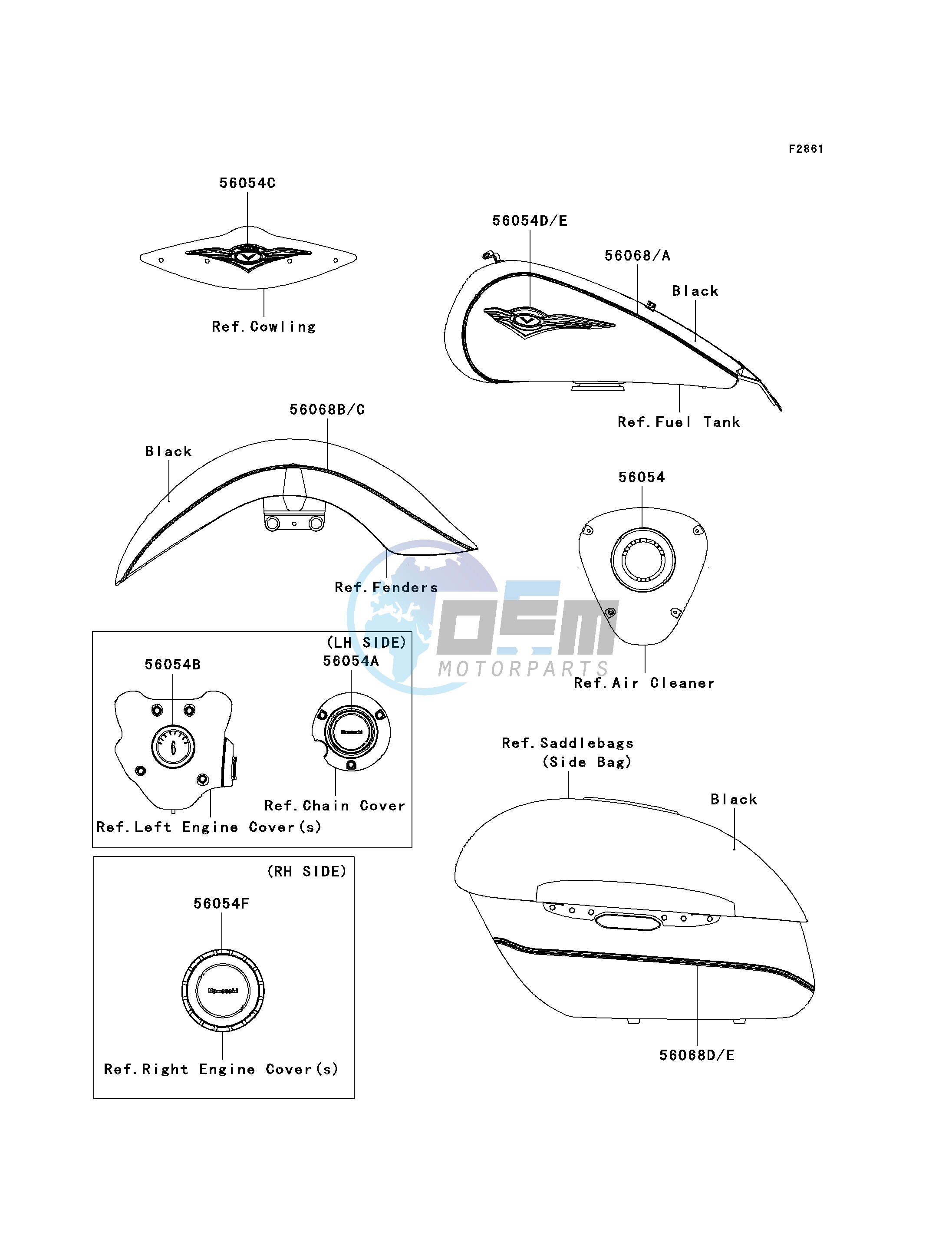 DECALS-- BLACK- --- C9F- -