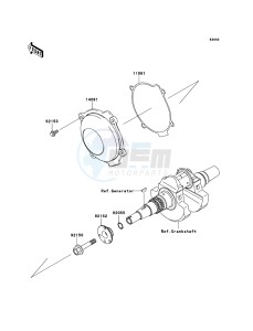 KVF650_4X4 KVF650DBF EU GB drawing Recoil Starter