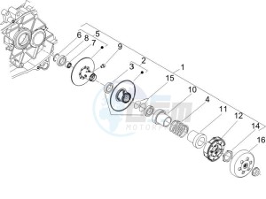 Zip 50 4T drawing Driven pulley