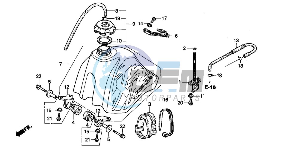 FUEL TANK (XR70RV/W/X/Y)