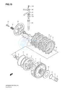 GZ250 (P3) drawing CLUTCH