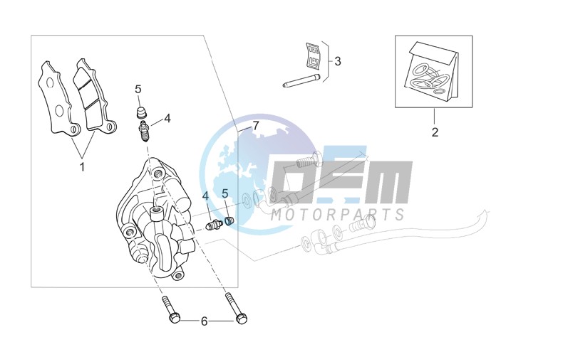 Front caliper