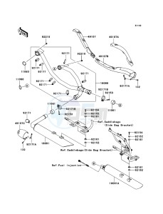 VN1700 CLASSIC TOURER VN1700C9FA GB XX (EU ME A(FRICA) drawing Muffler(s)