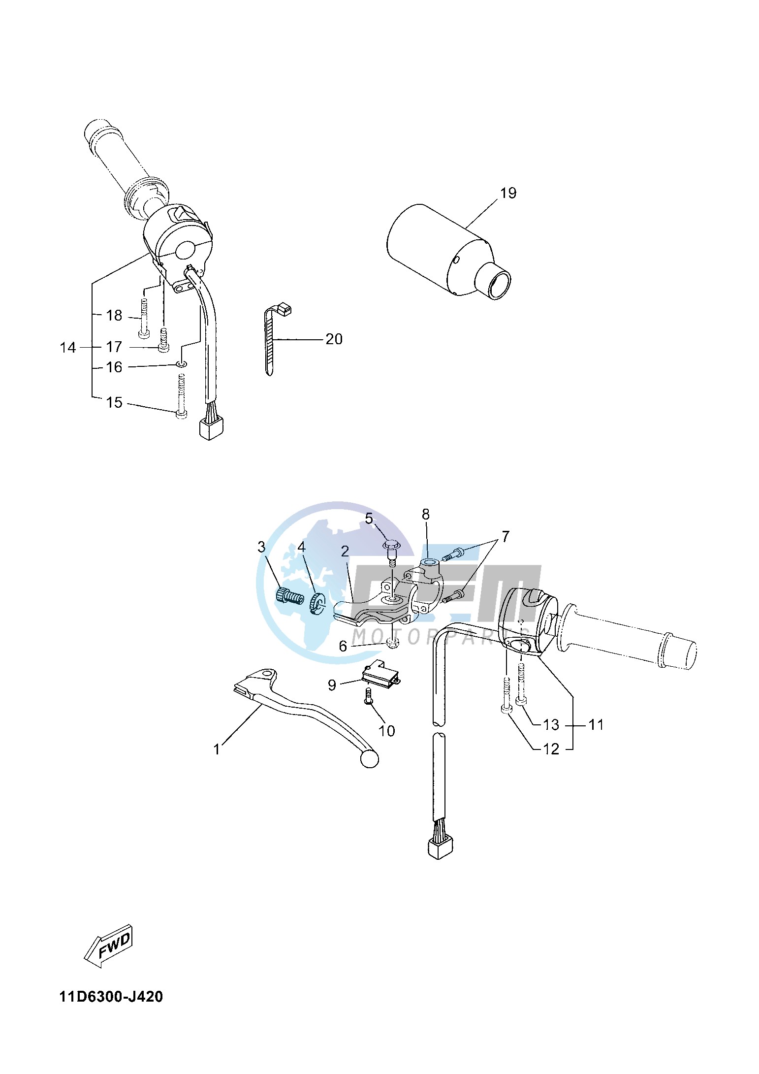 HANDLE SWITCH & LEVER