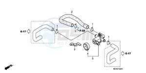 GL18009 E / MKH drawing AIR INJECTION VALVE