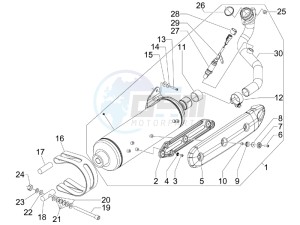 Fuoco 500 4t-4v ie e3 LT 800 drawing Silencer