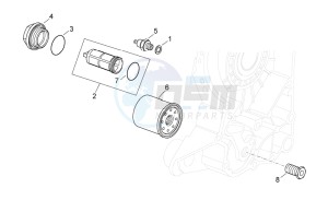 Sport City Cube 125-200 carb e3 drawing Oil Filter