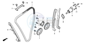 CB1300A CB1300SUPER FOUR drawing CAM CHAIN/TENSIONER