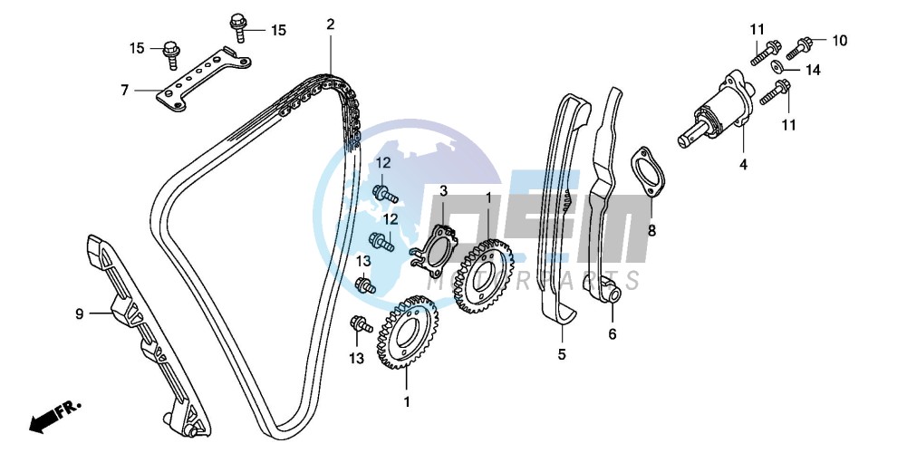 CAM CHAIN/TENSIONER