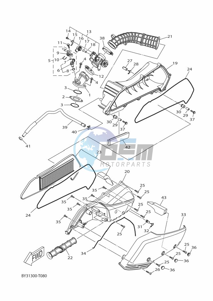 REAR BRAKE CALIPER