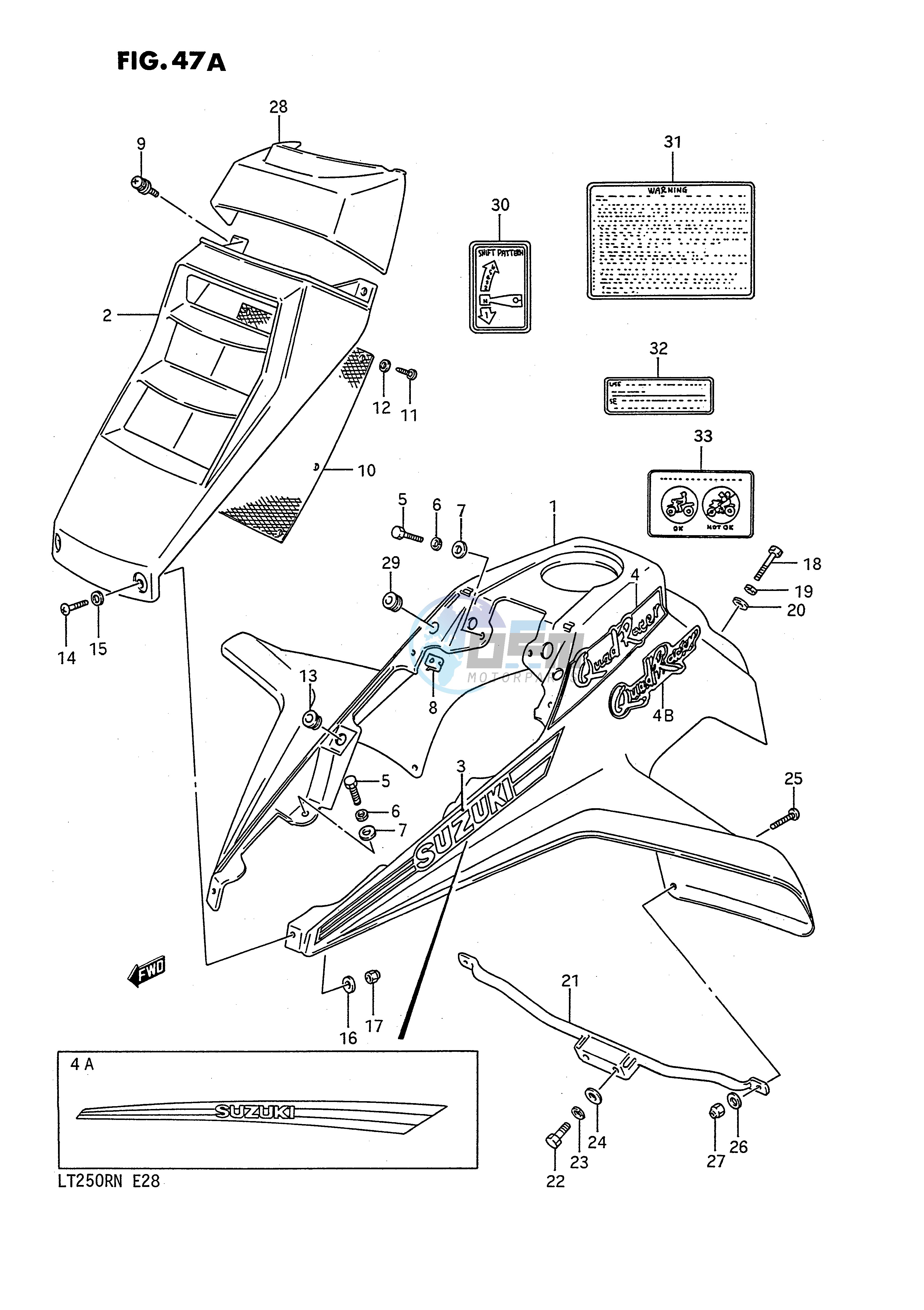 FRONT FENDER (MODEL K L)