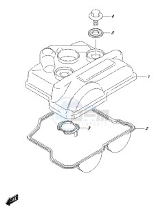 RM-Z250 drawing CYLINDER HEAD COVER