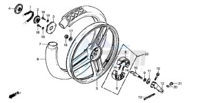 PK50M drawing REAR WHEEL (2)