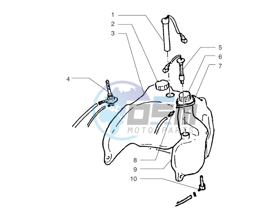 Fuel tank-Oil tank