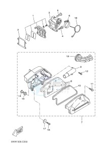 CW50E (2DW1) drawing INTAKE