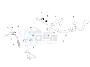 MEDLEY 150 4T IE ABS E4-2016-2018 (EMEA) drawing Stand/s